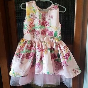 Pink flower dress